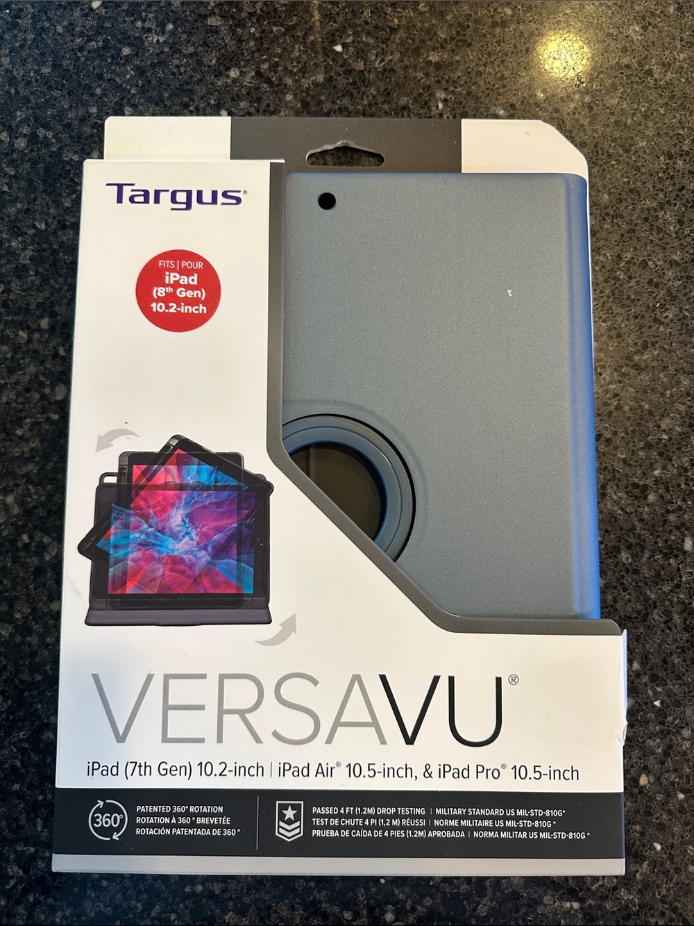 Targus Versavu iPad case for 8th generation 10.2 inch in blue brand new